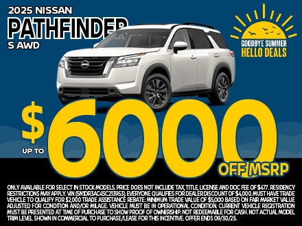 2025 Nissan Pathfinder MSRP Special