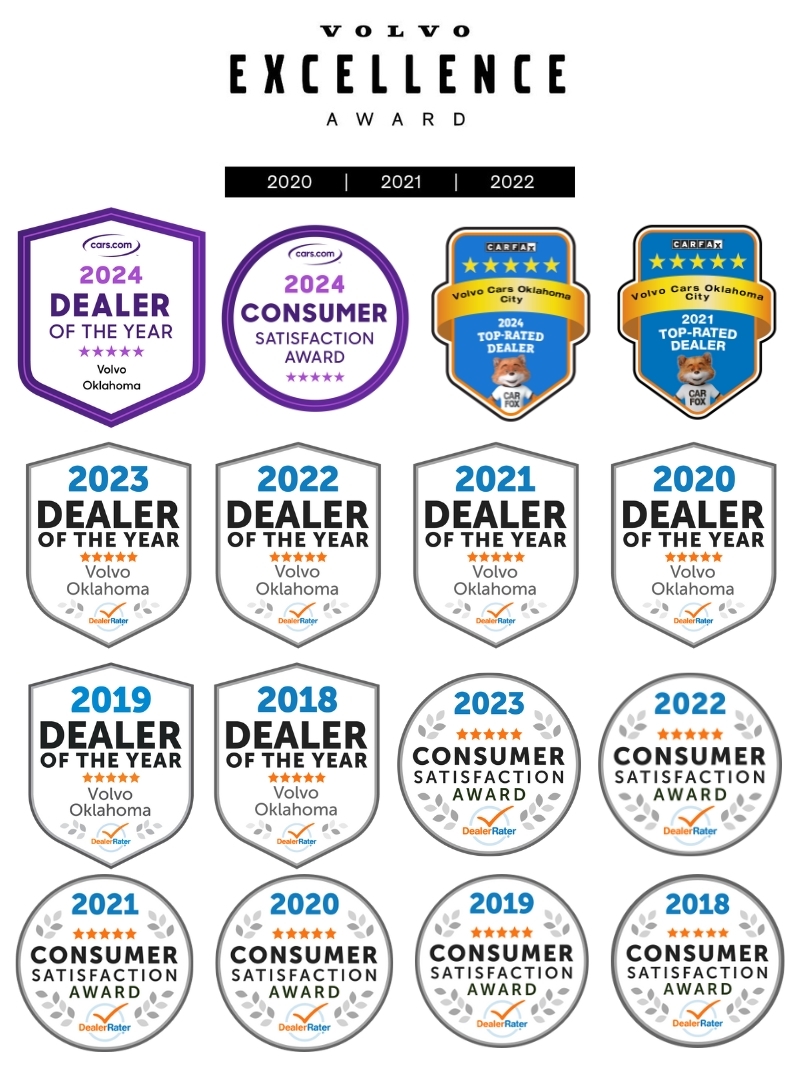 Volvo Cars Oklahoma City Awards