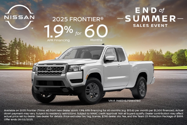 New Nissan Frontier