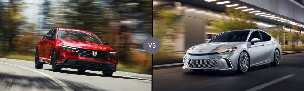 Compare the 2025 Honda Accord vs. 2025 Toyota Camry