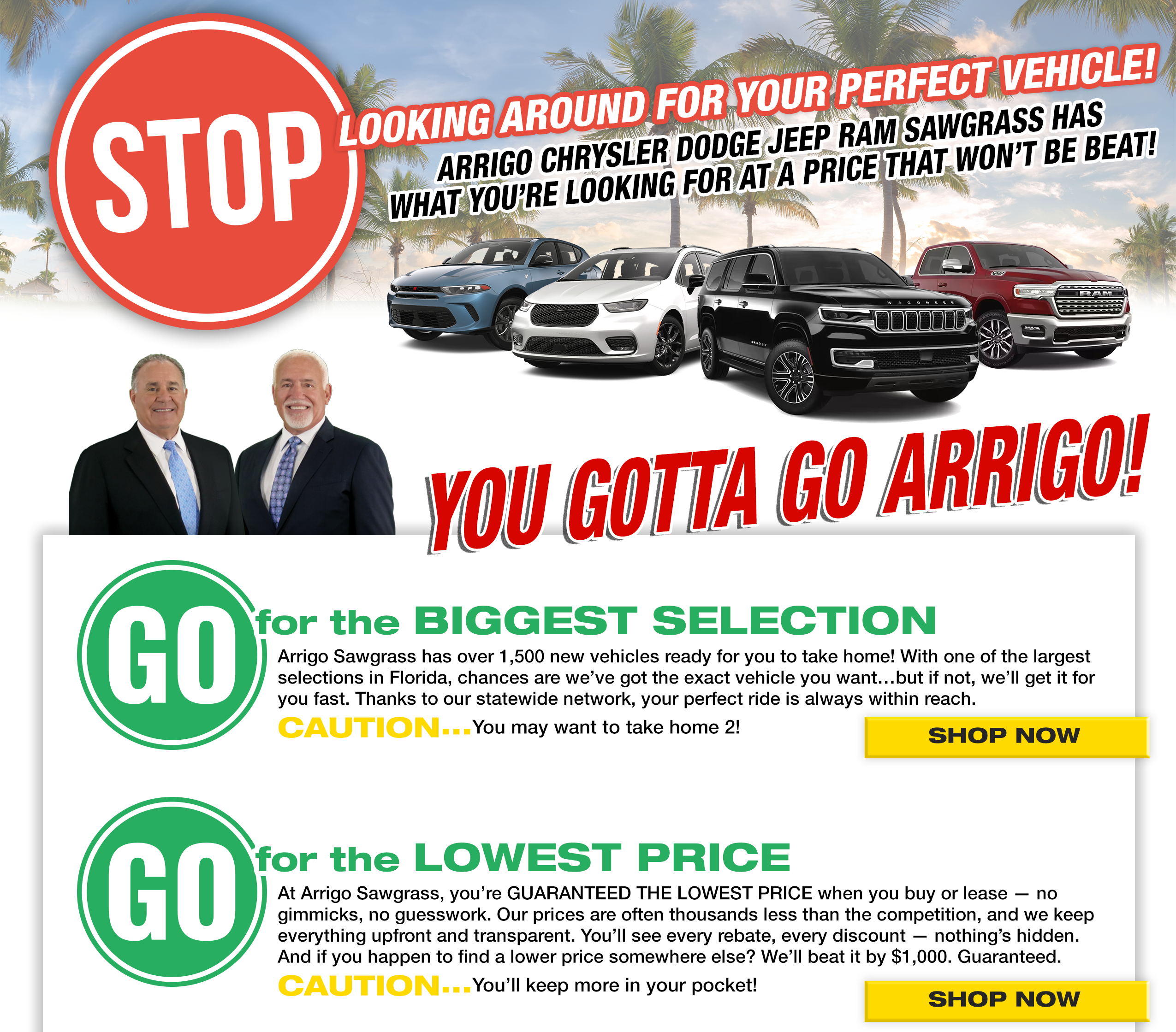 Why Buy? Arrigo CDJR at Sawgrass