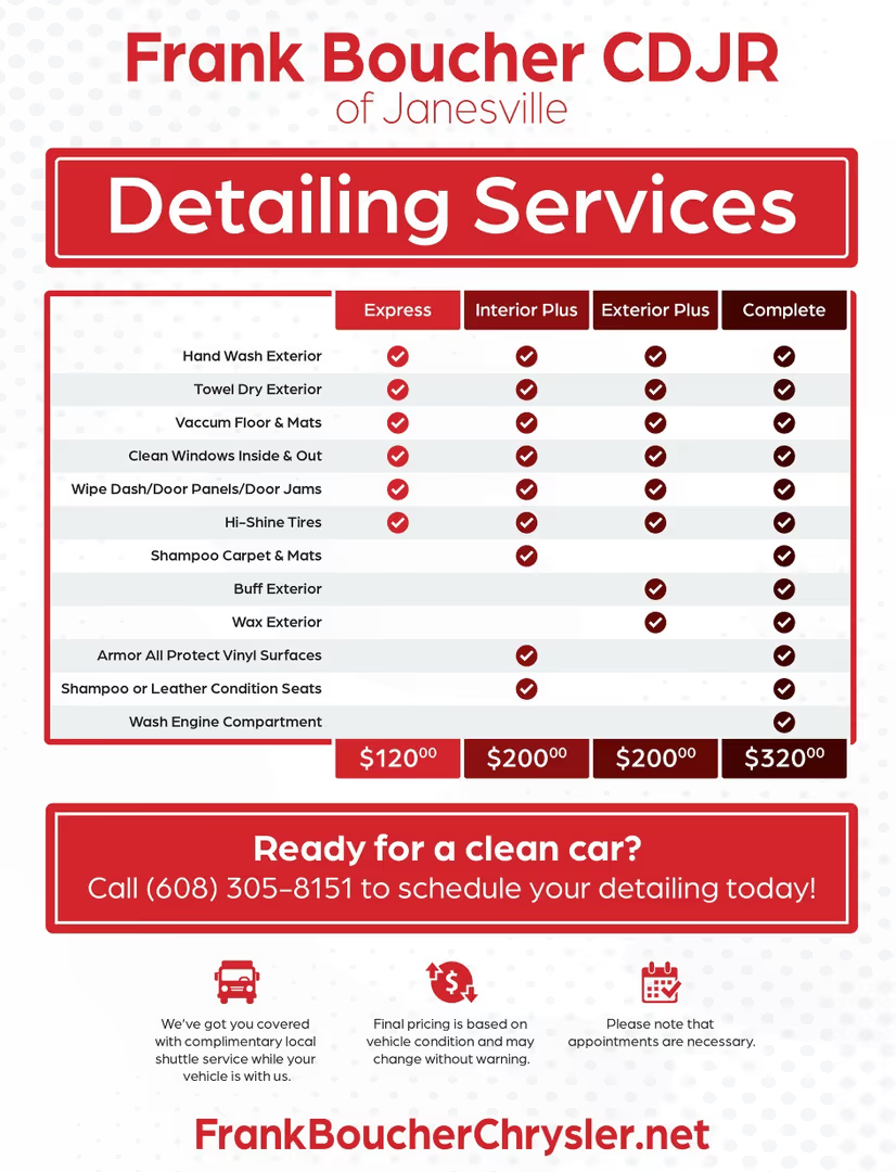 Frank Boucher Chrysler Dodge Jeep RAM of Janesville Janesville WI