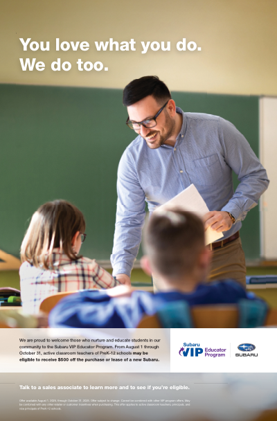 Subaru VIP Educator Poster
