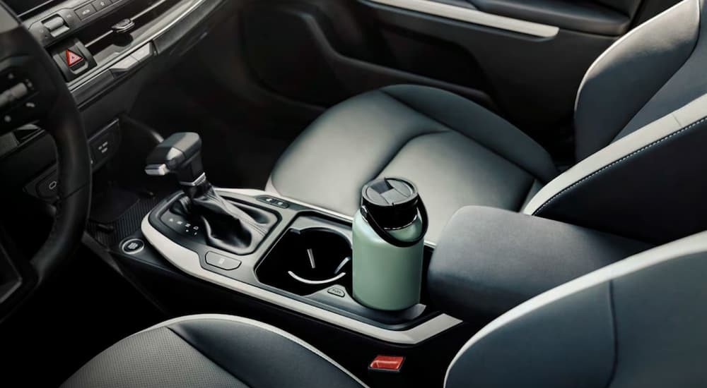 The black center console in a 2025 K4.