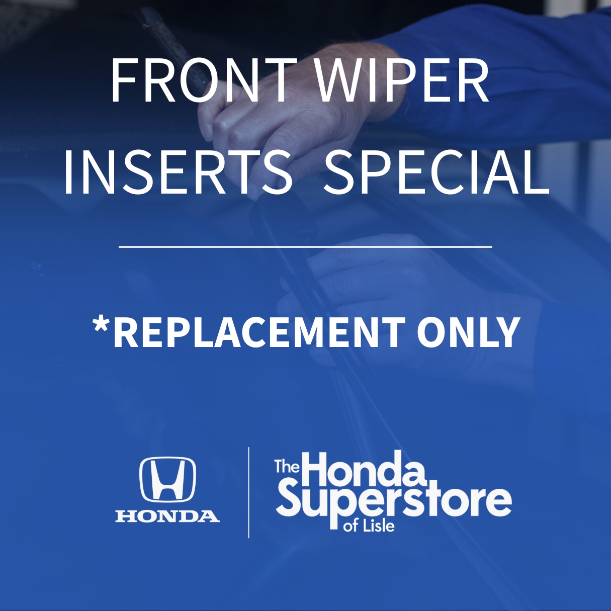 Front Wiper Inserts