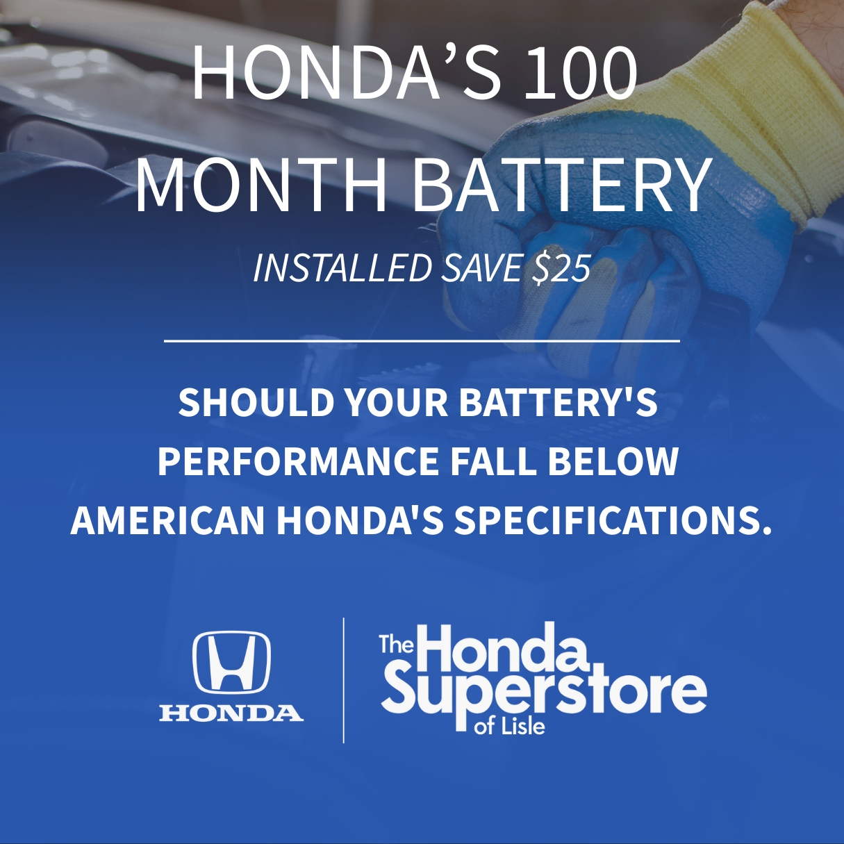 Honda's 100 Month Battery