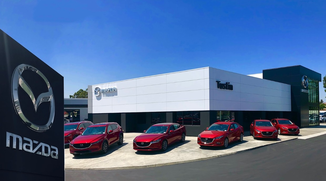 Tustin Mazda dealership exterior