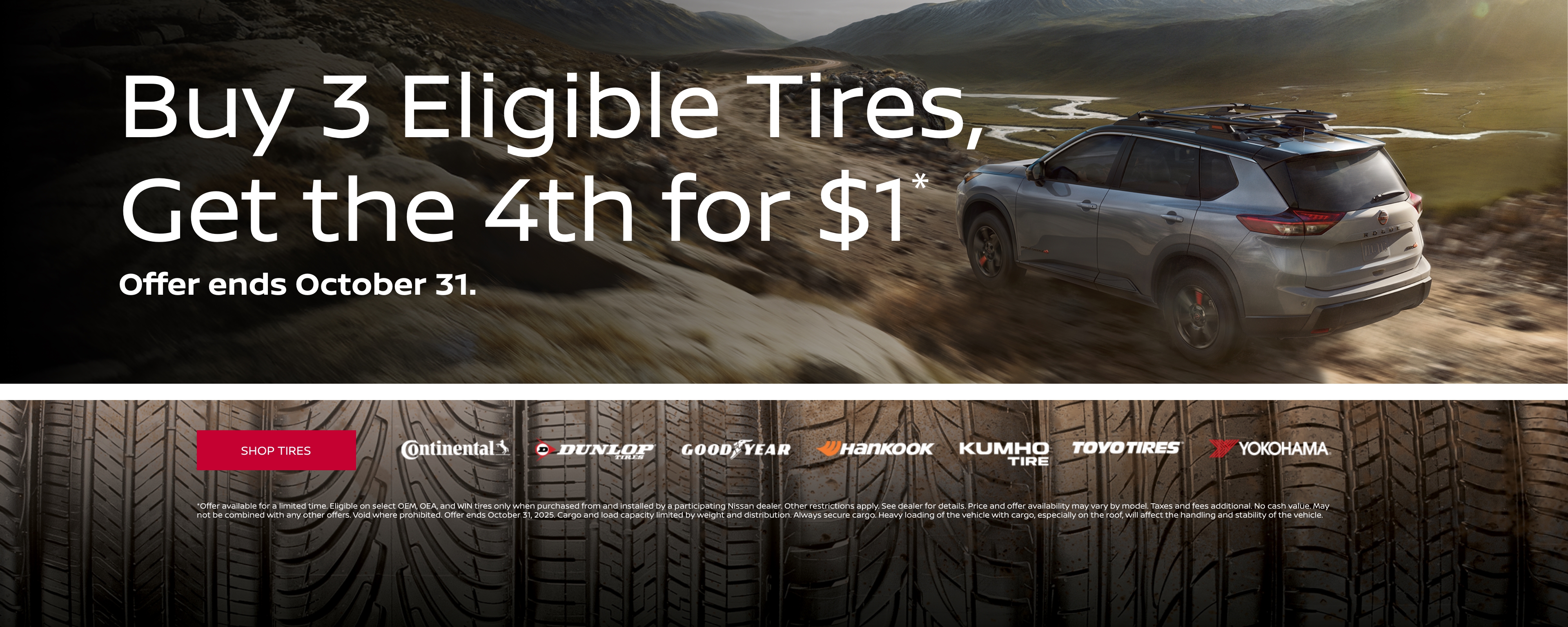 Buy 3 Eligible Tires,