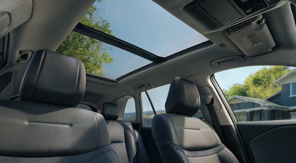 Front seats and sunroof in a 2026 Toyota RAV4