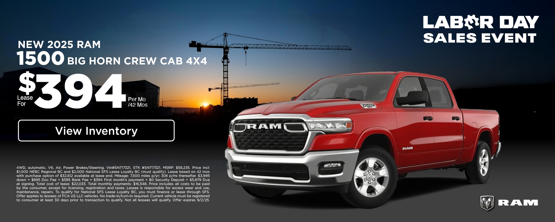 2025 Ram 1500 Big Horn Crew Cab 4x4