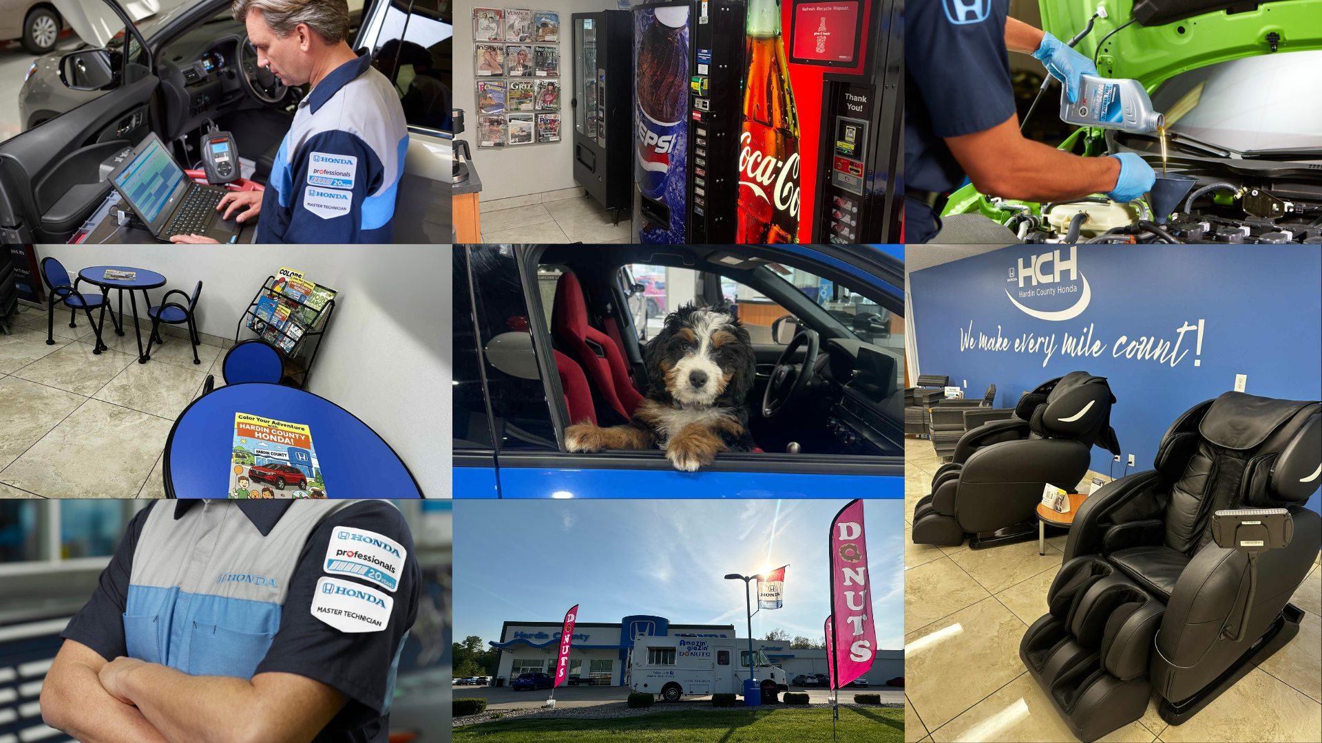 Hardin County Honda Service & Amenities