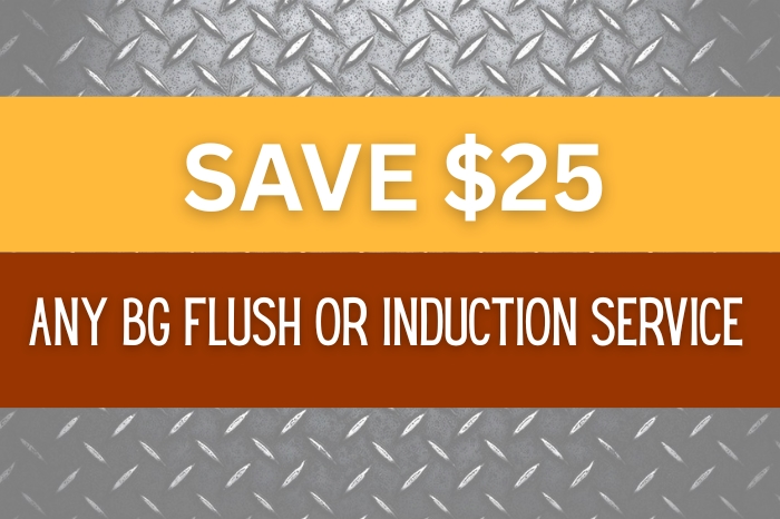 BG Flush OR Induction Service