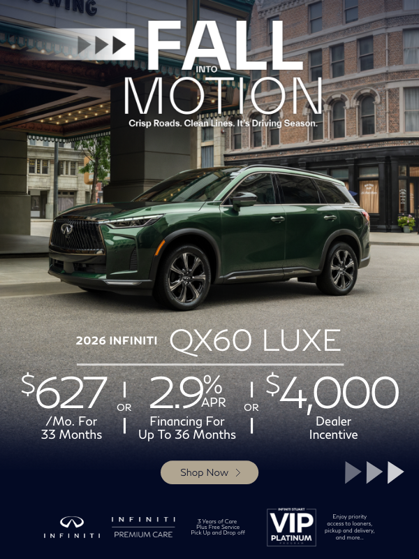 Lease Your 2026 QX60 Today