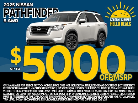 2025 Nissan Pathfinder MSRP Special
