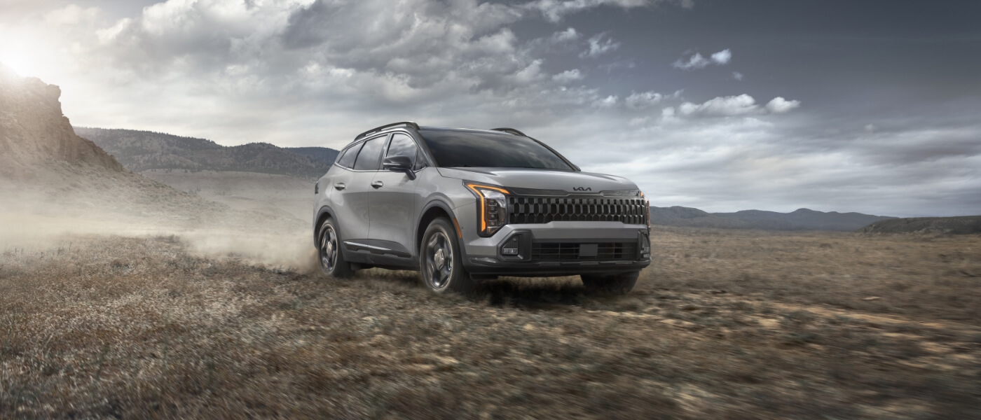 2026 Kia Sportage Exterior Parked On Rocks