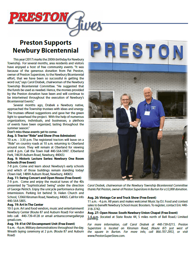 Preston KIA Burton OH