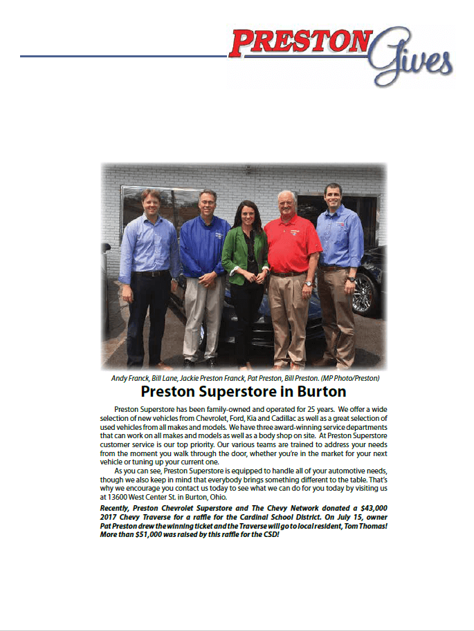 Preston KIA Burton OH