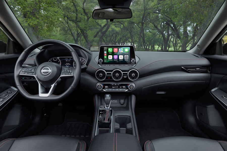interior of 2025 NIssan Sentra