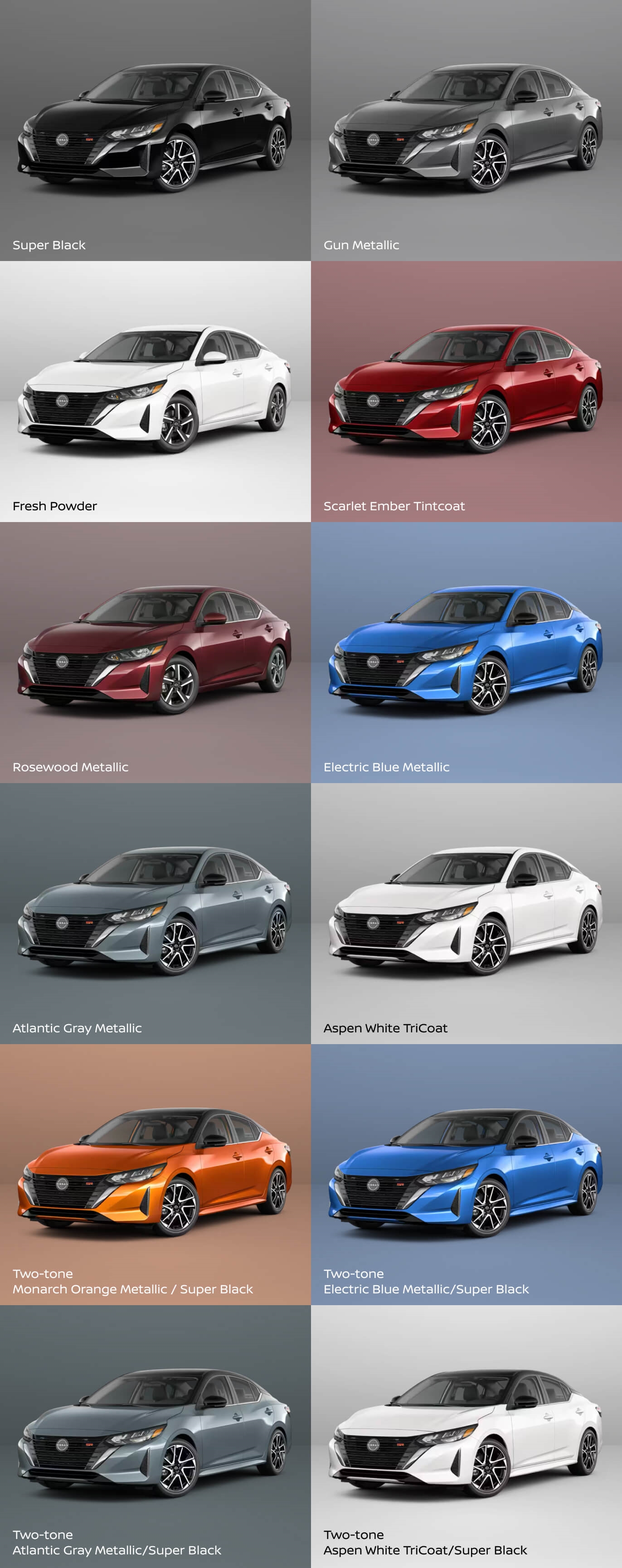 2025 Nissan Sentra Exterior Colors