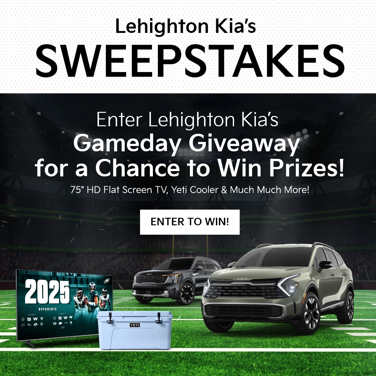 Lehighton Kia Gameday Giveaway