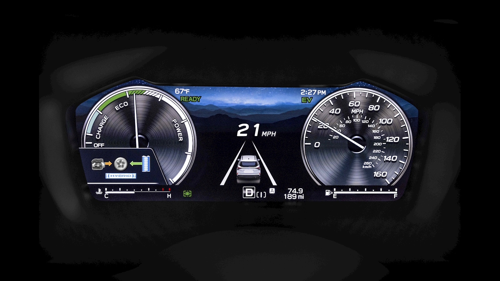 2025 Forester Hybrid interior