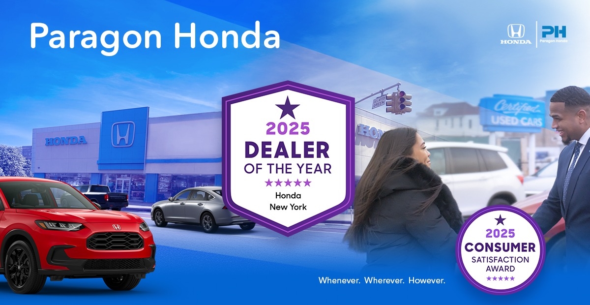 Paragon Honda Dealer in Queens, NY