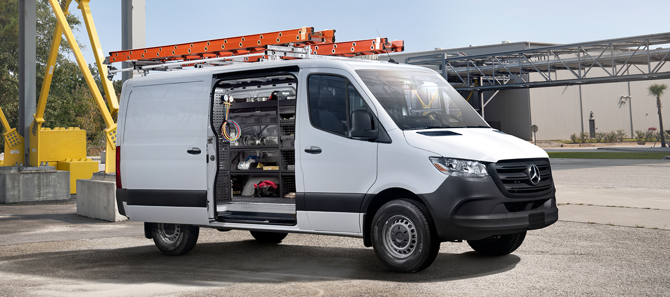 Tailored upfitted Mercedes-Benz Vans