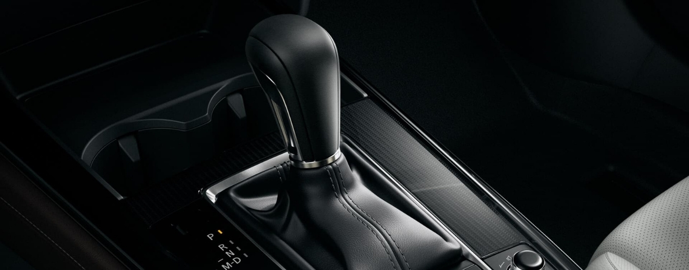 Gear shifter in a 2020 Mazda CX-30