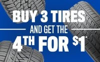 Buy 3 Tires and Get the 4th