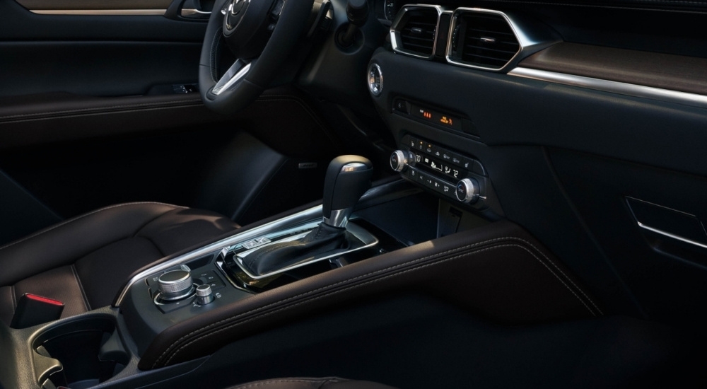 Center console in a 2025 Mazda CX-5