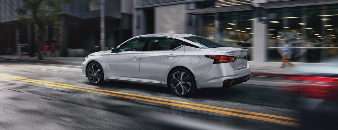 Fleet-ready Nissan Altima sedan in motion