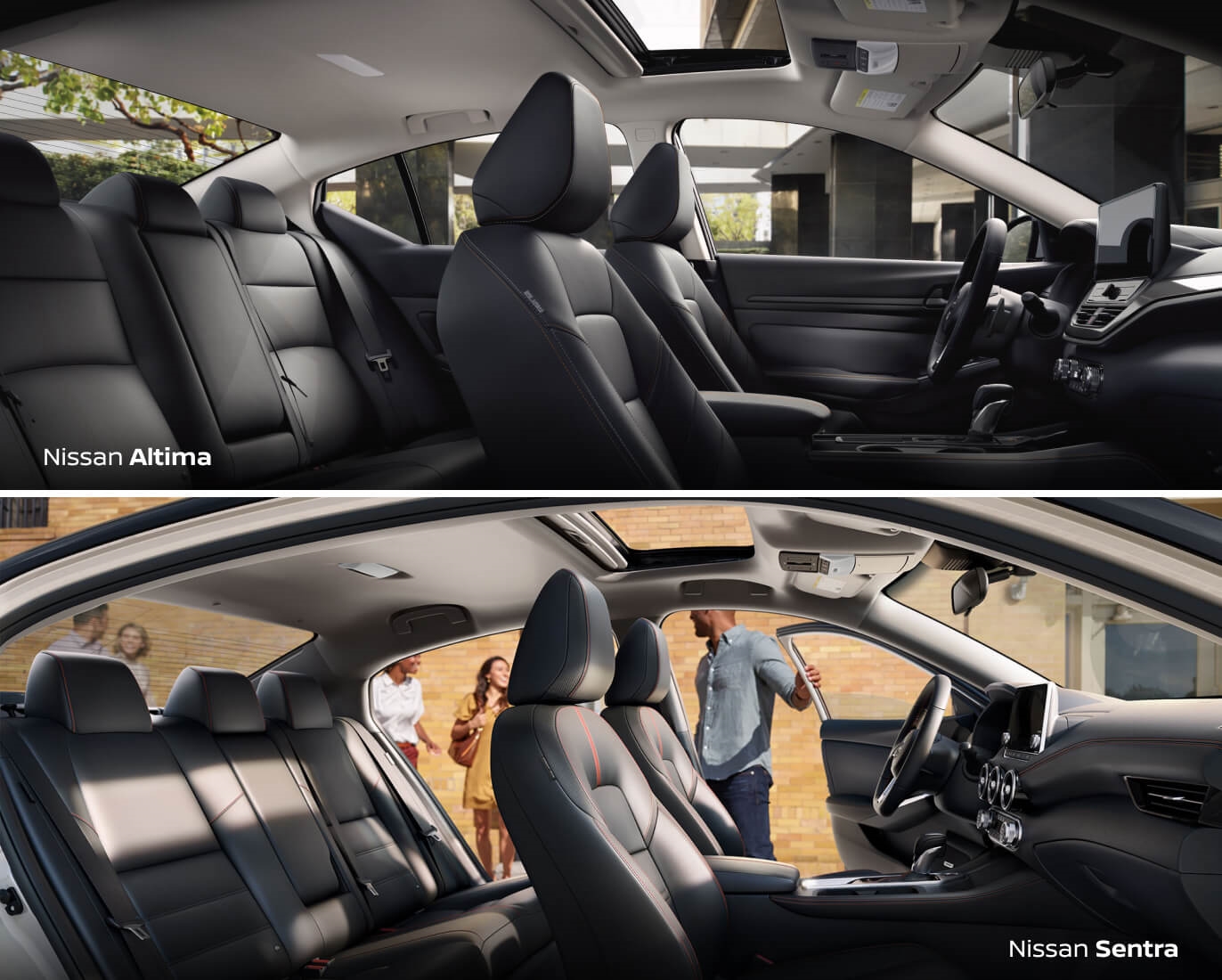 Nissan Altima vs. Nissan Sentra Dimensions and Interior Space