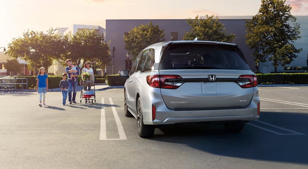 Grey 2026 Honda Odyssey in a parking lot