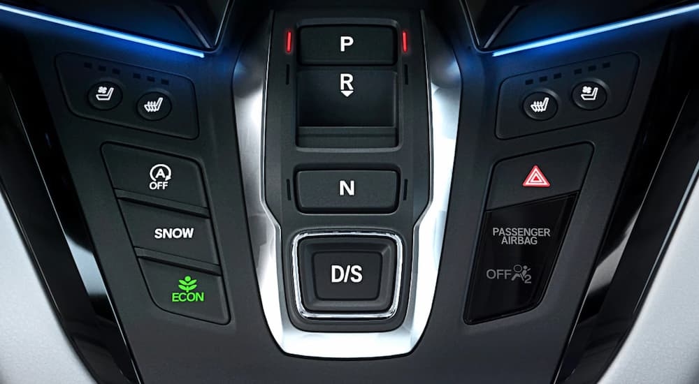 Roof buttons in a 2026 Honda Odyssey