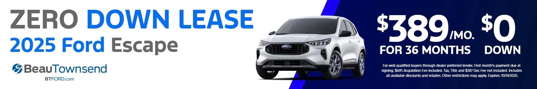 Escape Lease Deal