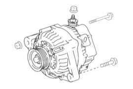 Genuine Toyota Alternator