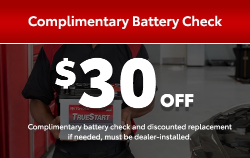 Complimentary Battery Check