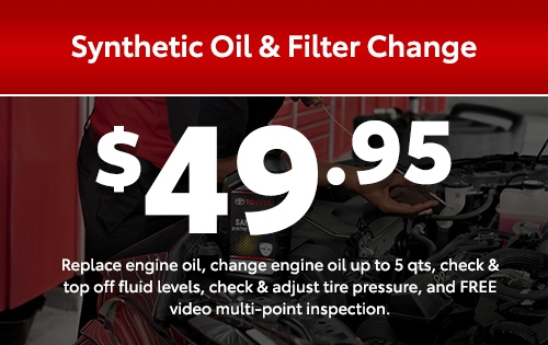 Synthetic Oil & Filter Change