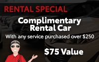 Complimentary Rental Car