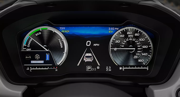 Standard Fully Digital Instrument Cluster