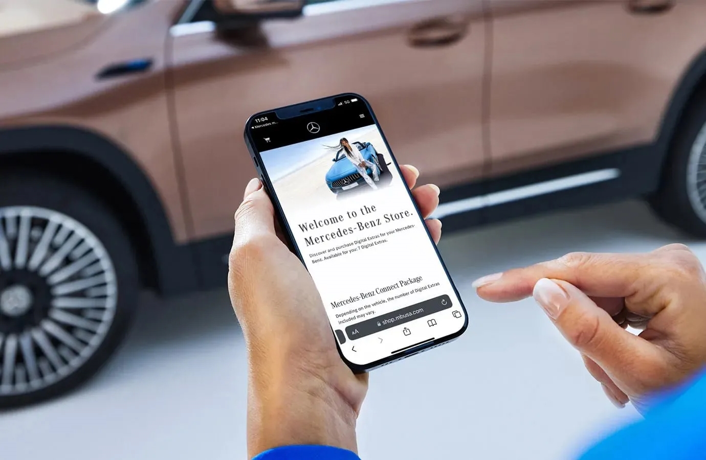 Mercedes-Benz App Page