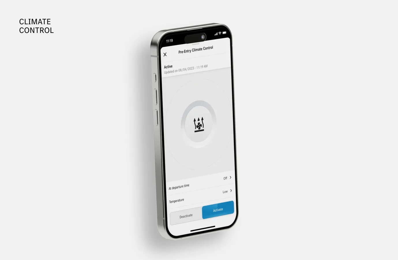 Mercedes-Benz App Climate Control