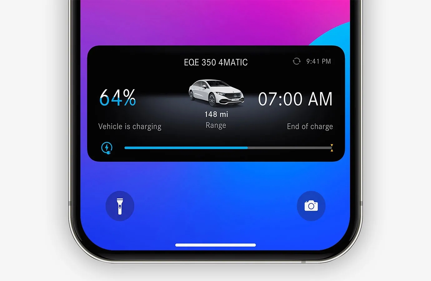 Mercedes-Benz App iOS Live Activities