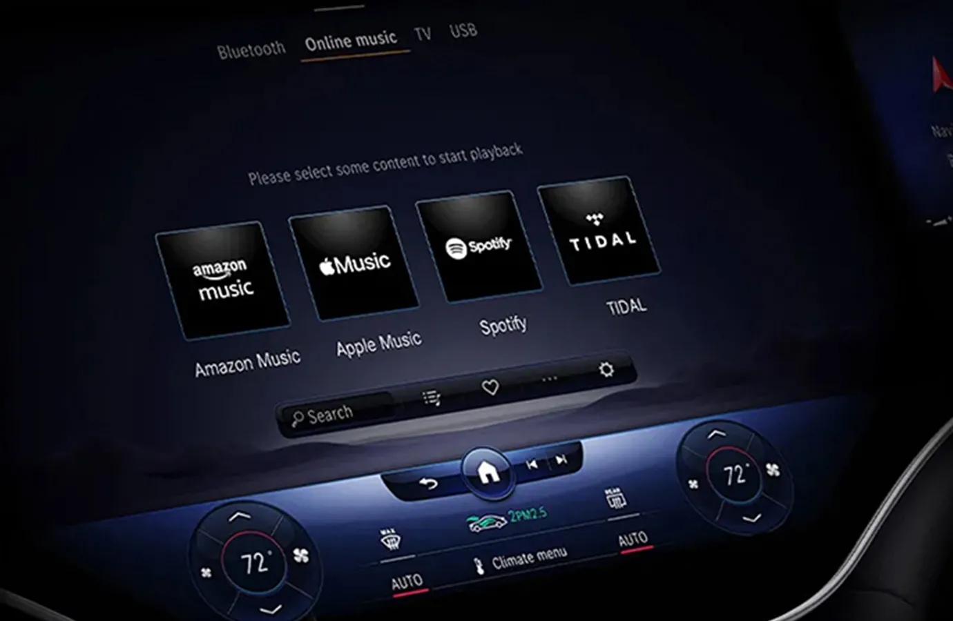 Mercedes-Benz App Online Music