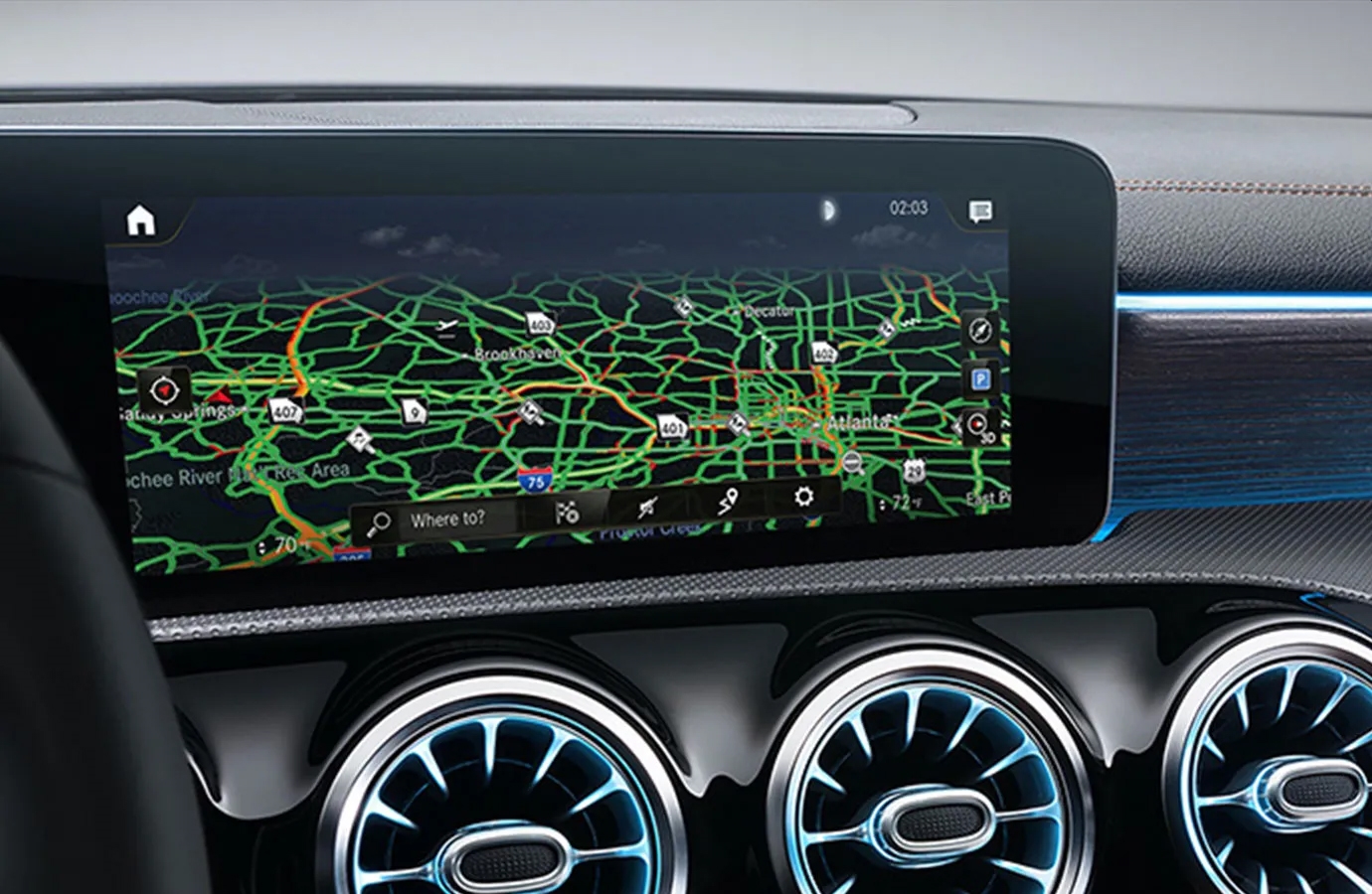 Mercedes-Benz App Live Traffic Information