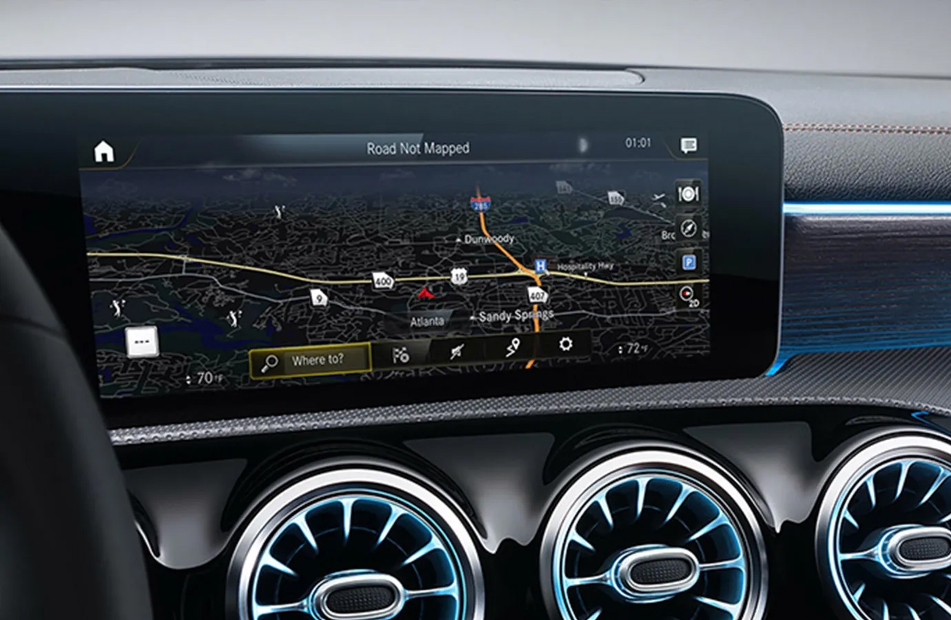 Mercedes-Benz App Navigation