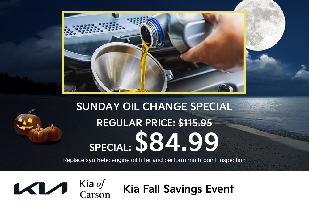 Sunday Oil Change Special