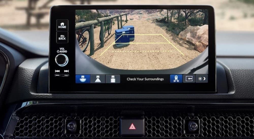 The infotainment screen in a 2026 Honda CR-V.