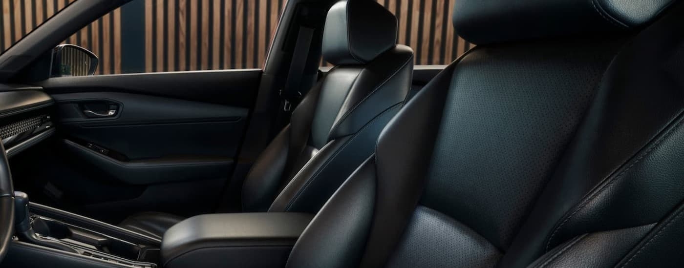 The black interior in a 2025 Honda Accord.