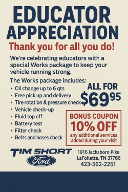 Educator Appreciation